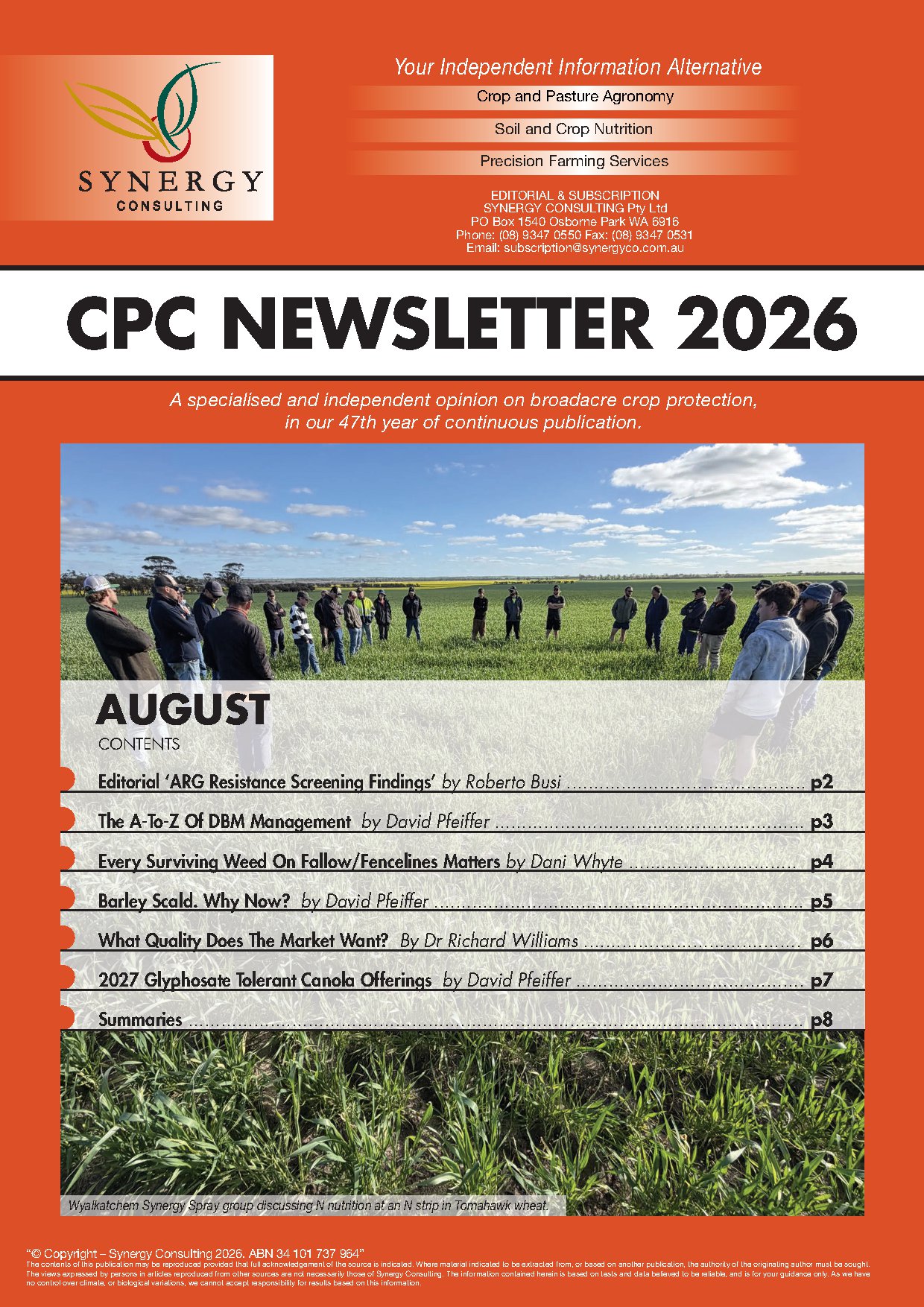 CPC Newsletter August 2026