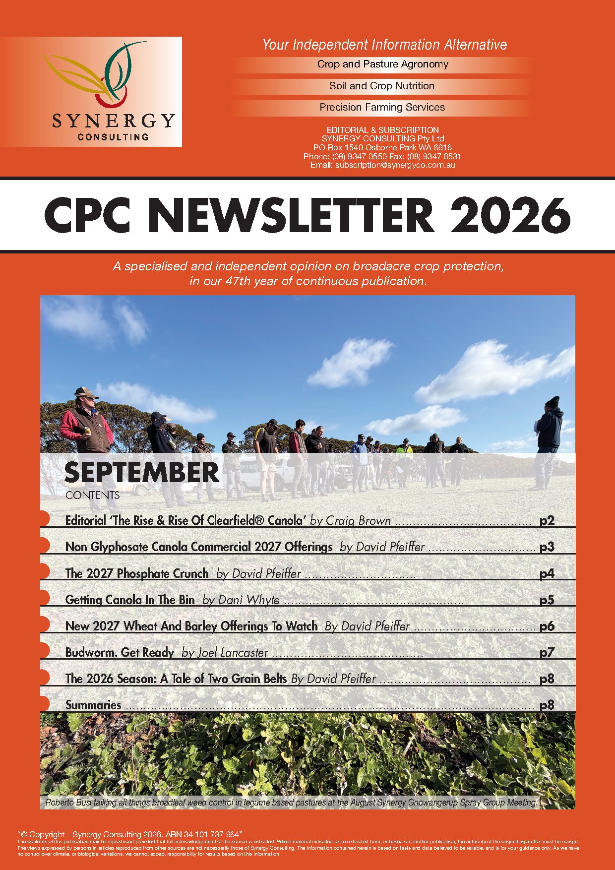CPC Newsletter September 2026
